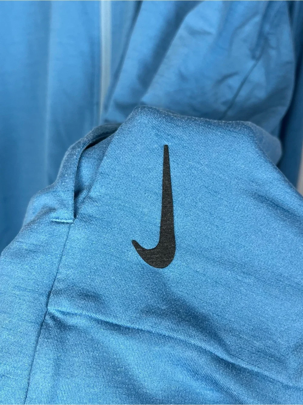 Nike Dri-FIT Yoga Men’s Full Zip Hooded Hoodie Blue 2XL